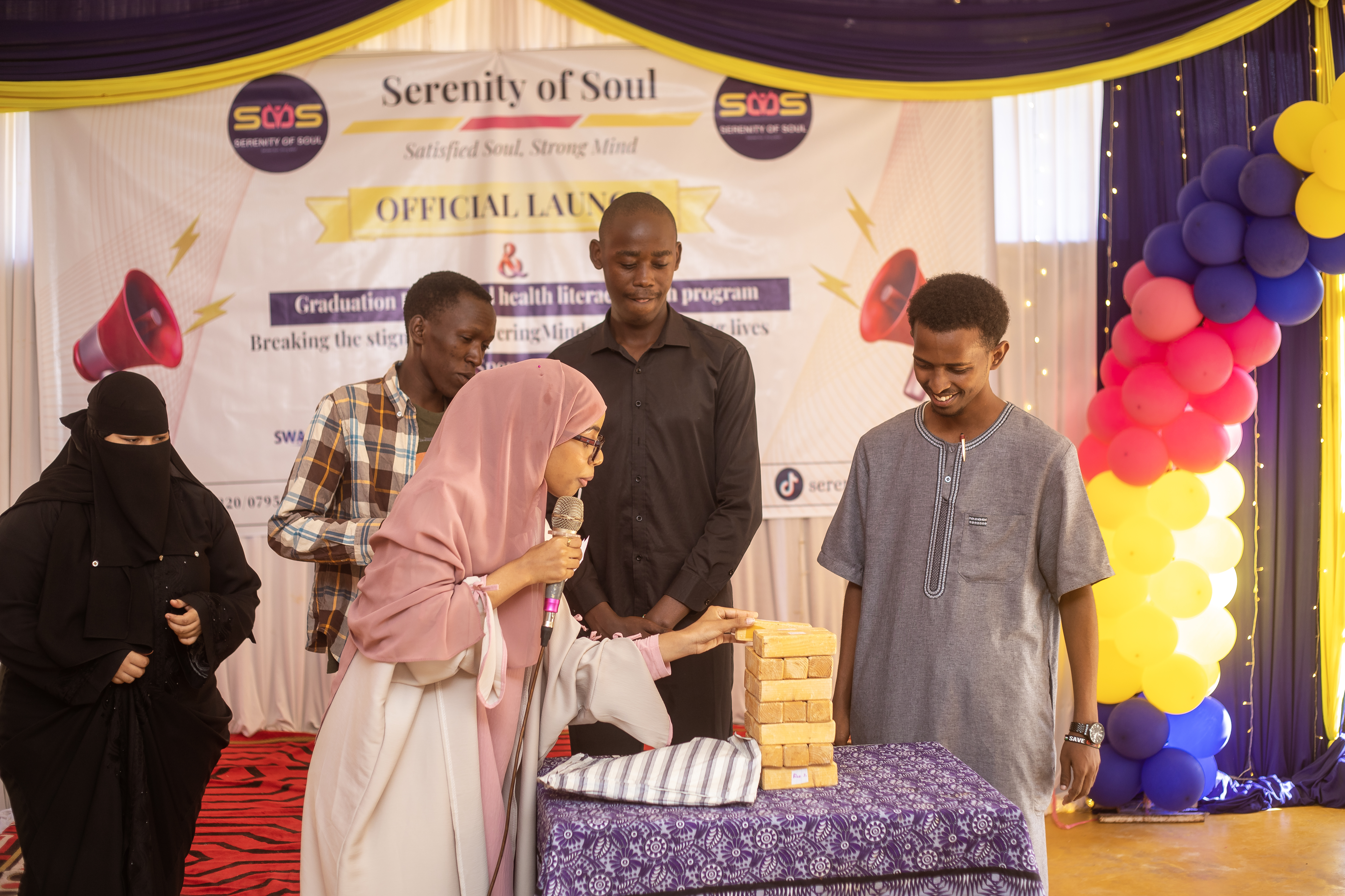 Our team facilitating a mental health launching in Mombasa